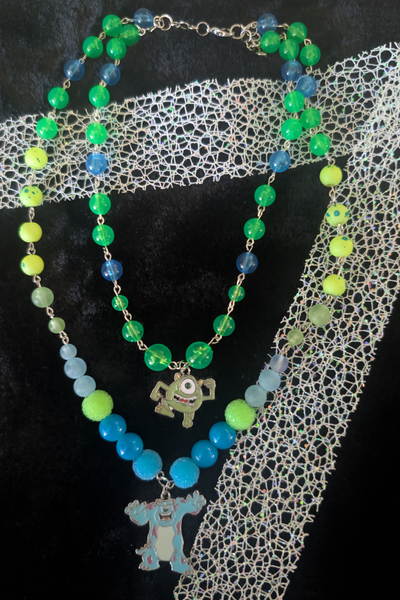 Bestie Scares // Glow-in-the-Dark Character Necklace Set